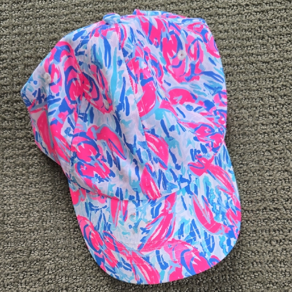 Lilly Pulitzer Pink and Blue Cap